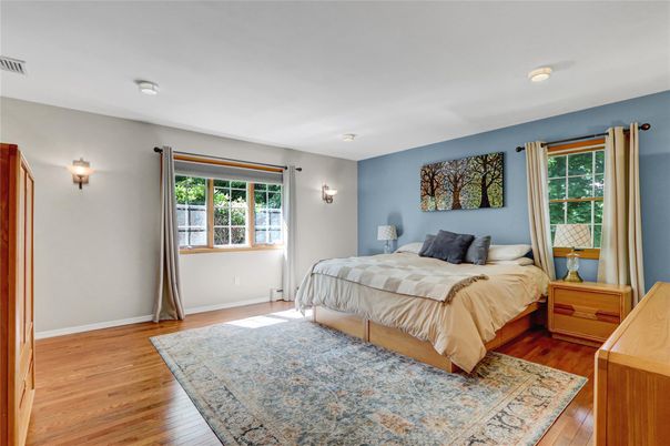Bedroom, Interior, Wood Texture Flooring