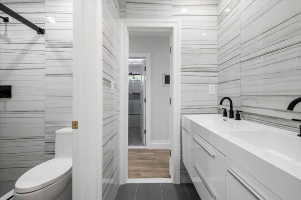 Bathroom, Interior, Wood Texture Flooring