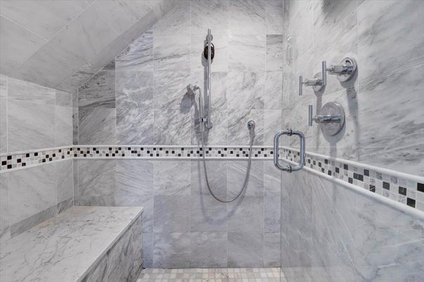 Bathroom, Interior, Marble Walls