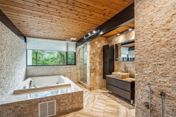 Bathroom, Interior, Wooden Ceilings
