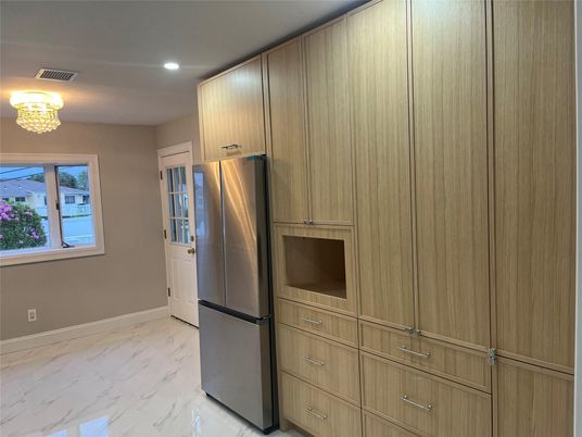 Interior, Kitchen, Marble, Recessed Lighting