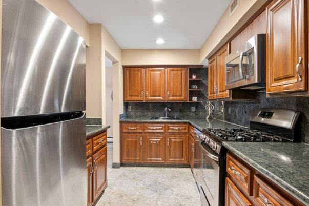Interior, Kitchen, Recessed Lighting, Stainless Steel Appliances
