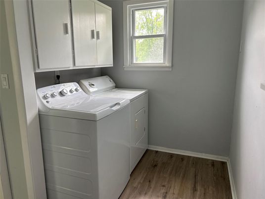Interior, Washer, Wood Texture Flooring
