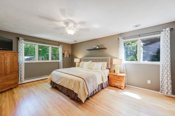 Bedroom, Interior, Wood Texture Flooring