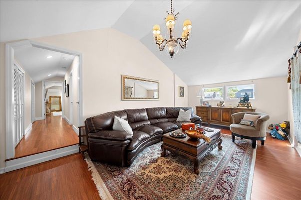 Chandelier, Interior, Living room, Recessed Lighting, Wood Texture Flooring