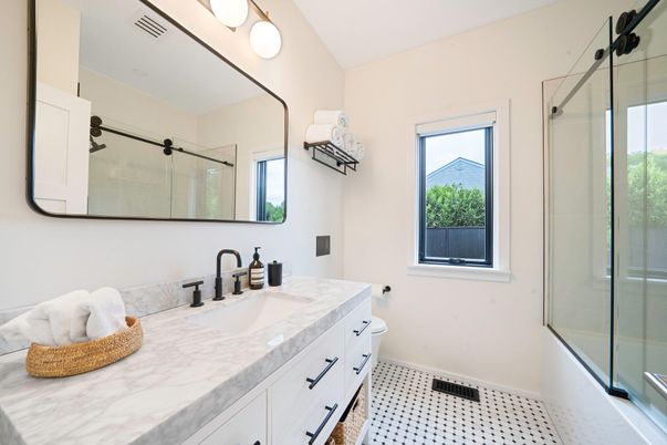 Bathroom, Glass Shower, Interior