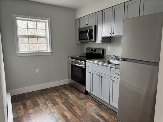 Interior, Kitchen, Wood Texture Flooring