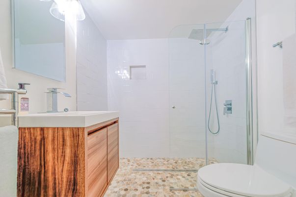 Bathroom, Glass Shower, Interior