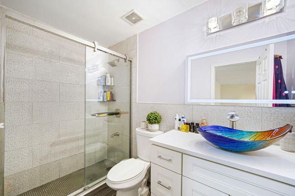 Bathroom, Glass Shower, Interior