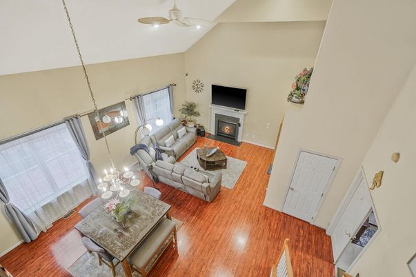 Fireplace, Interior, Living room, Wood Texture Flooring