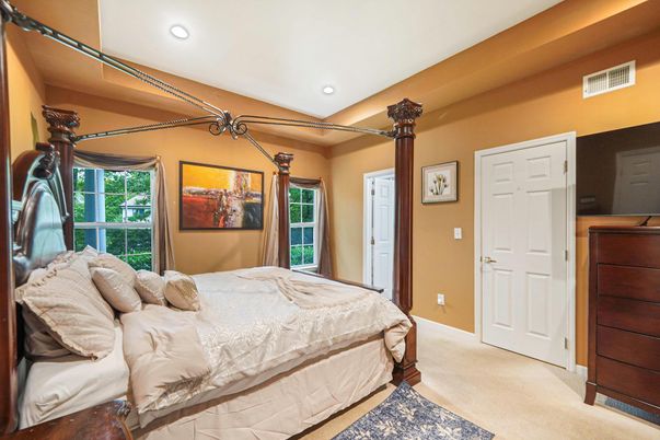 Bedroom, Interior, Recessed Lighting