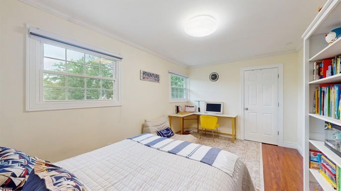 Bedroom, Home Office, Interior, Wood Texture Flooring