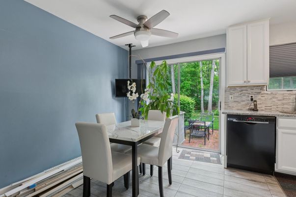 Dining room, Interior, Wood Texture Flooring