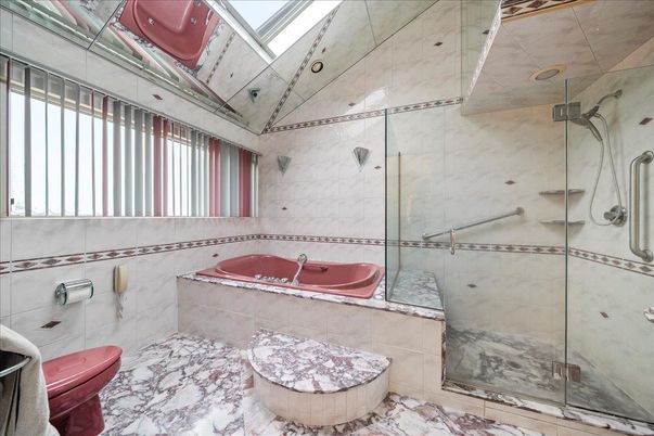 Bathroom, Glass Shower, Interior, Marble, Marble Walls