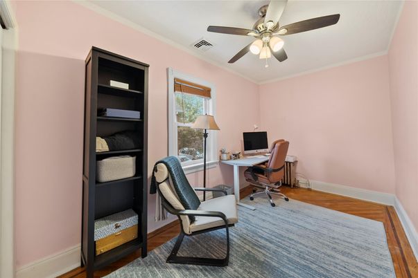 Home Office, Interior, Wood Texture Flooring