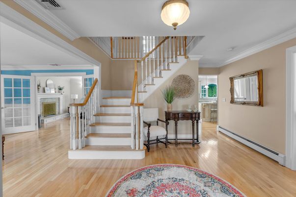 Fireplace, Interior, Wood Texture Flooring