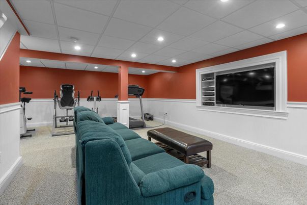 Fitness Equipment, Interior, Recessed Lighting