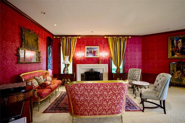 Fireplace, Interior, Living room, Recessed Lighting