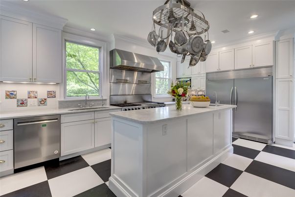 Interior, Kitchen, Recessed Lighting, Stainless Steel Appliances