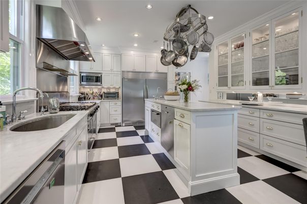 Interior, Kitchen, Recessed Lighting, Stainless Steel Appliances