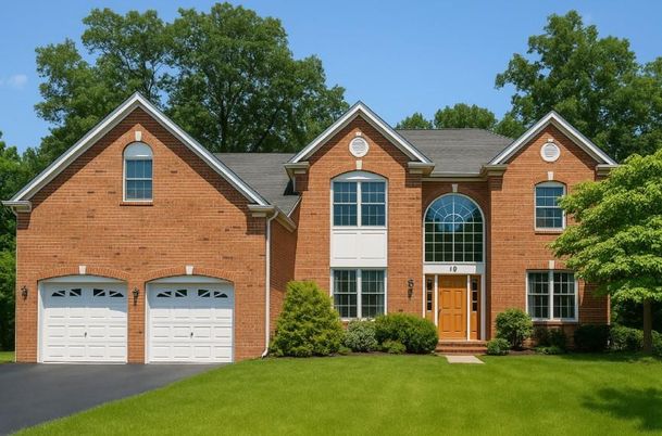 Attached, Exterior, Facade, Brick Facade, Brick Traditional