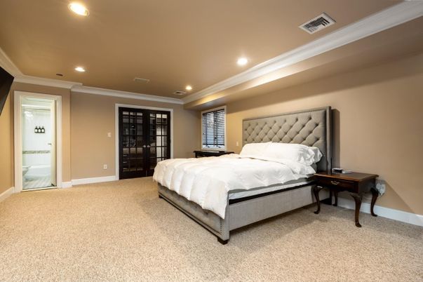 Bedroom, Interior, Recessed Lighting