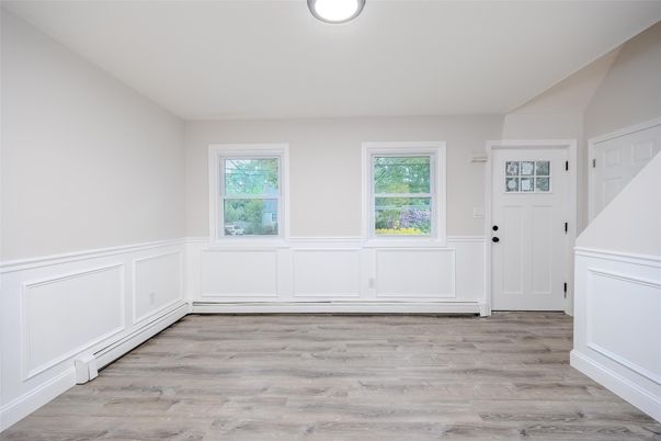 Empty room, Interior, Wood Texture Flooring