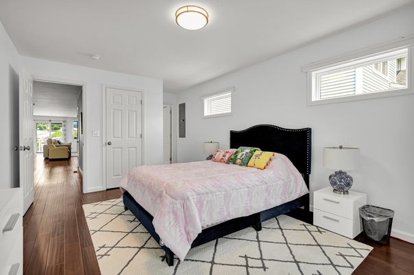 Bedroom, Interior, Wood Texture Flooring