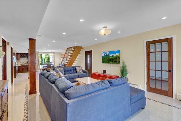 Interior, Living room, Recessed Lighting