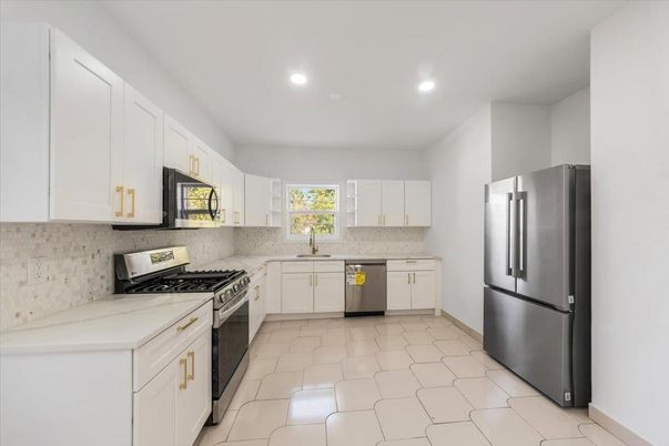 Interior, Kitchen, Recessed Lighting, Stainless Steel Appliances