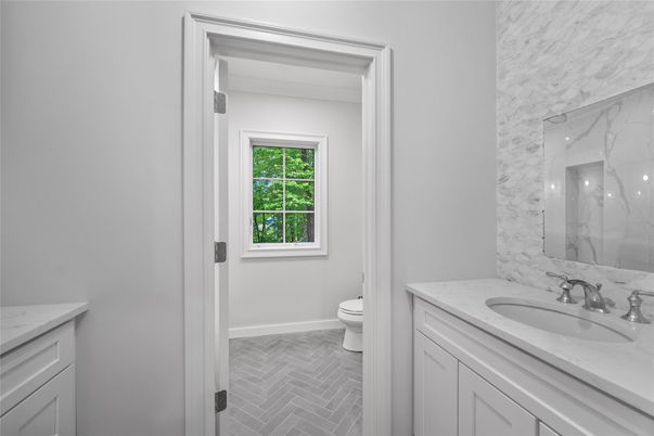 Bathroom, Interior, Marble Walls