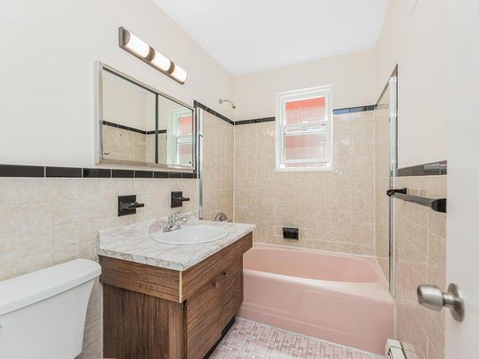 Bathroom, Glass Shower, Interior, Tile Countertops