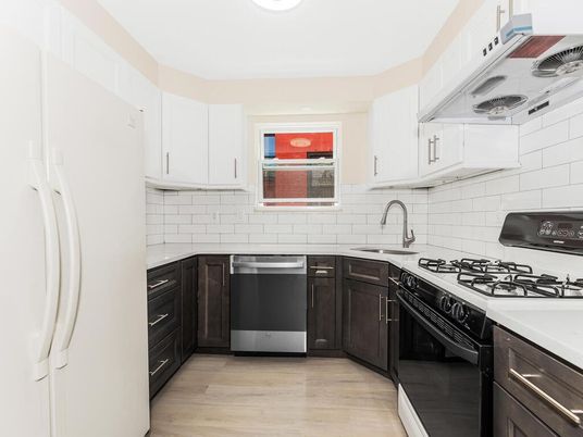 Interior, Kitchen, Wood Texture Flooring