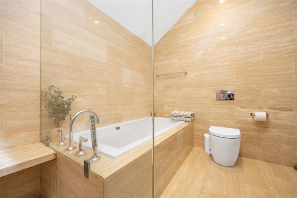 Bathroom, Interior, Wood Texture Flooring