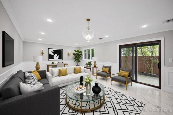 Interior, Living room, Marble, Pendant Lights, Recessed Lighting