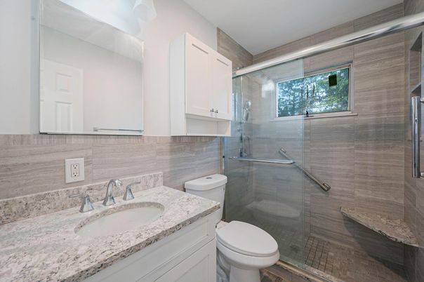 Bathroom, Glass Shower, Interior