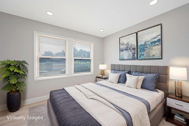 Bedroom, Interior, Recessed Lighting