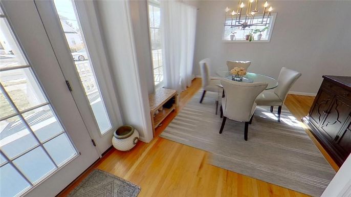 Dining room, Interior, Wood Texture Flooring