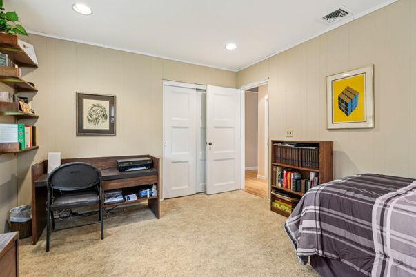 Home Office, Interior, Recessed Lighting