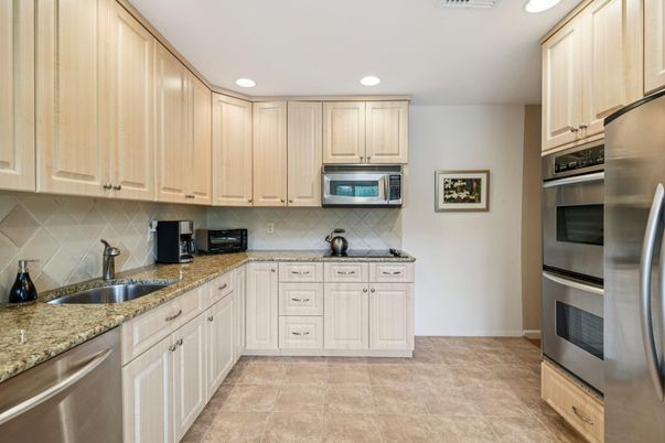 Interior, Kitchen, Recessed Lighting, Stainless Steel Appliances