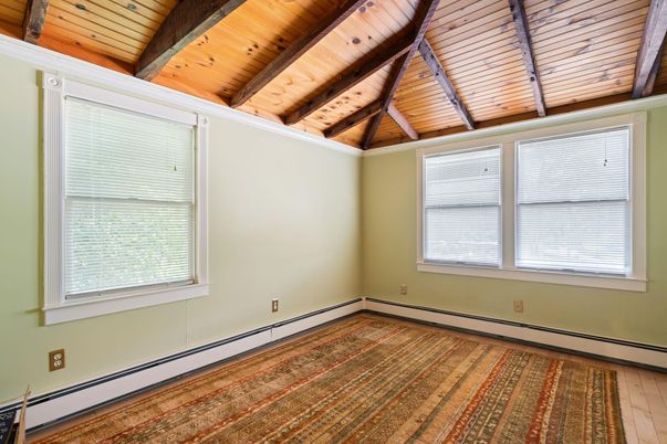 Empty room, Interior, Wooden Beams, Wooden Ceilings, Wood Texture Flooring