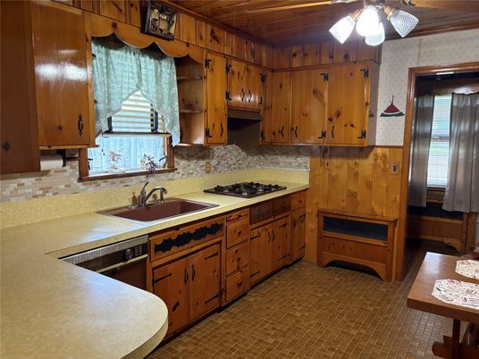 Interior, Kitchen, Wooden Ceilings, Wooden Walls