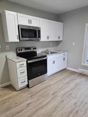 Interior, Kitchen, Wood Texture Flooring