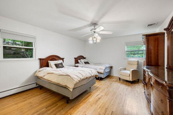 Bedroom, Interior, Wood Texture Flooring