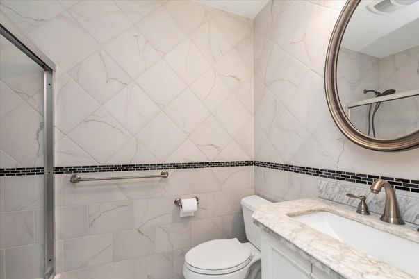 Bathroom, Interior, Marble Walls