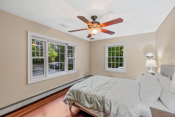 Bedroom, Interior, Wood Texture Flooring