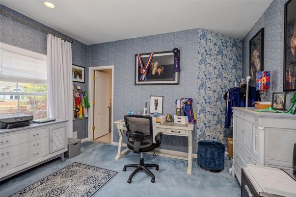Home Office, Interior, Recessed Lighting