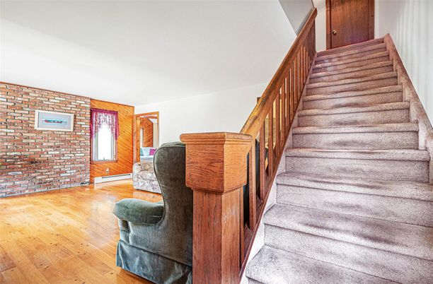 Interior, Stone Walls, Wood Texture Flooring