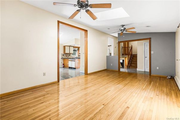 Empty room, Interior, Kitchen, Wood Texture Flooring