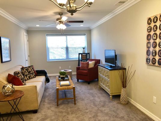 Interior, Living room, Recessed Lighting